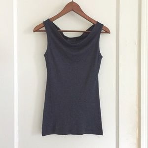 Michael Stars Shine Double Drape Tank